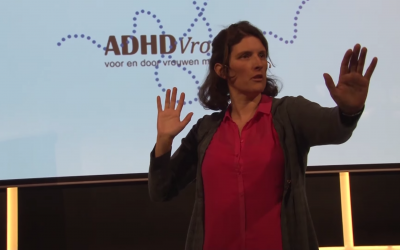 Cathelijne bij ADHD vrouw congress