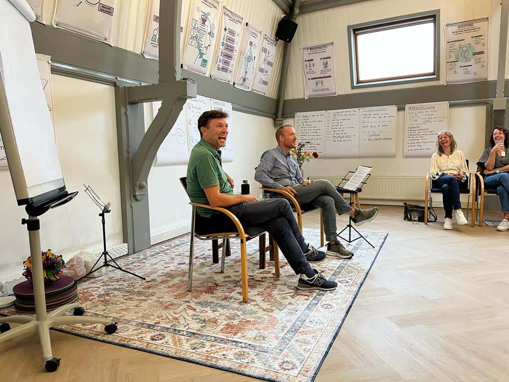 trainers aan het werk