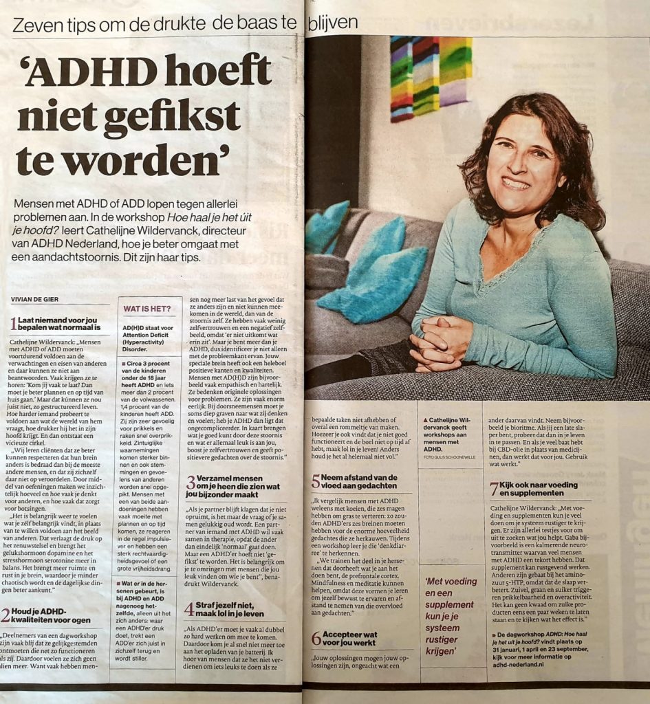 adhd hoeft niet gefikst te worden cathelijne wildervanck